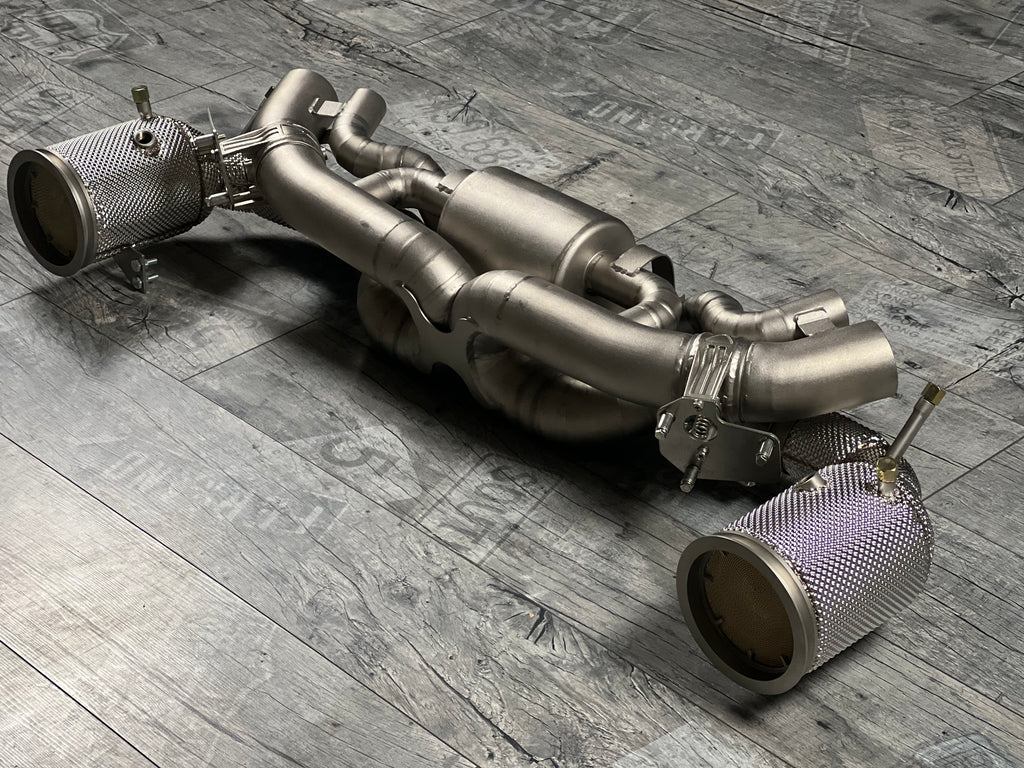 Porsche 992 911 Turbo Turbo S Klappenauspuff X-Pipe RP