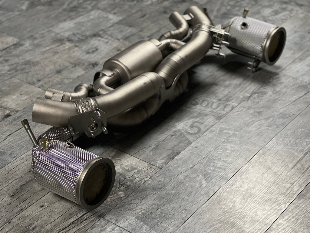 Porsche 992 911 Turbo Turbo S Klappenauspuff X-Pipe RP