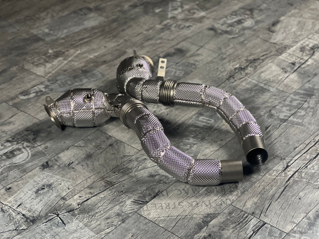 BMW X5M / X6M / M550i / 750i / M850i G-Series N63B / S63B Downpipe RP