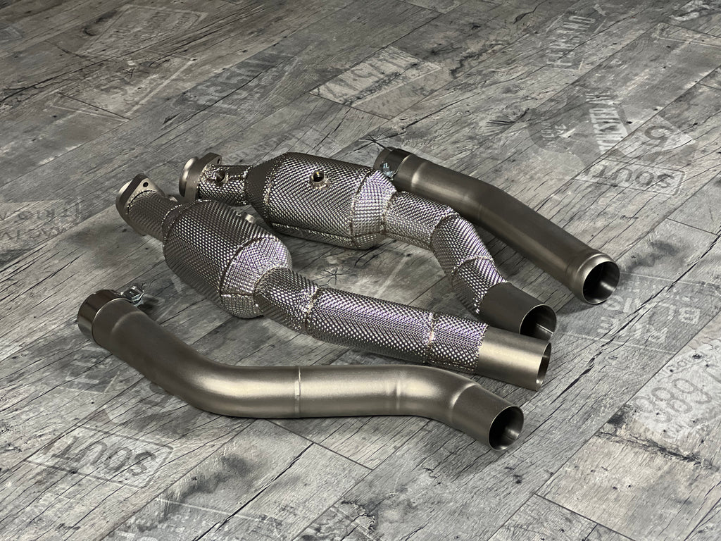 Mercedes GLE 63 ML63 GL63 GLS63 5.5T W166  AMG Downpipe Catless RP