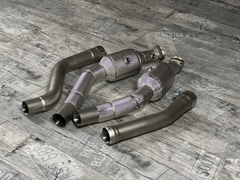 Mercedes GLE 63 ML63 GL63 GLS63 5.5T W166  AMG Downpipe Catless RP