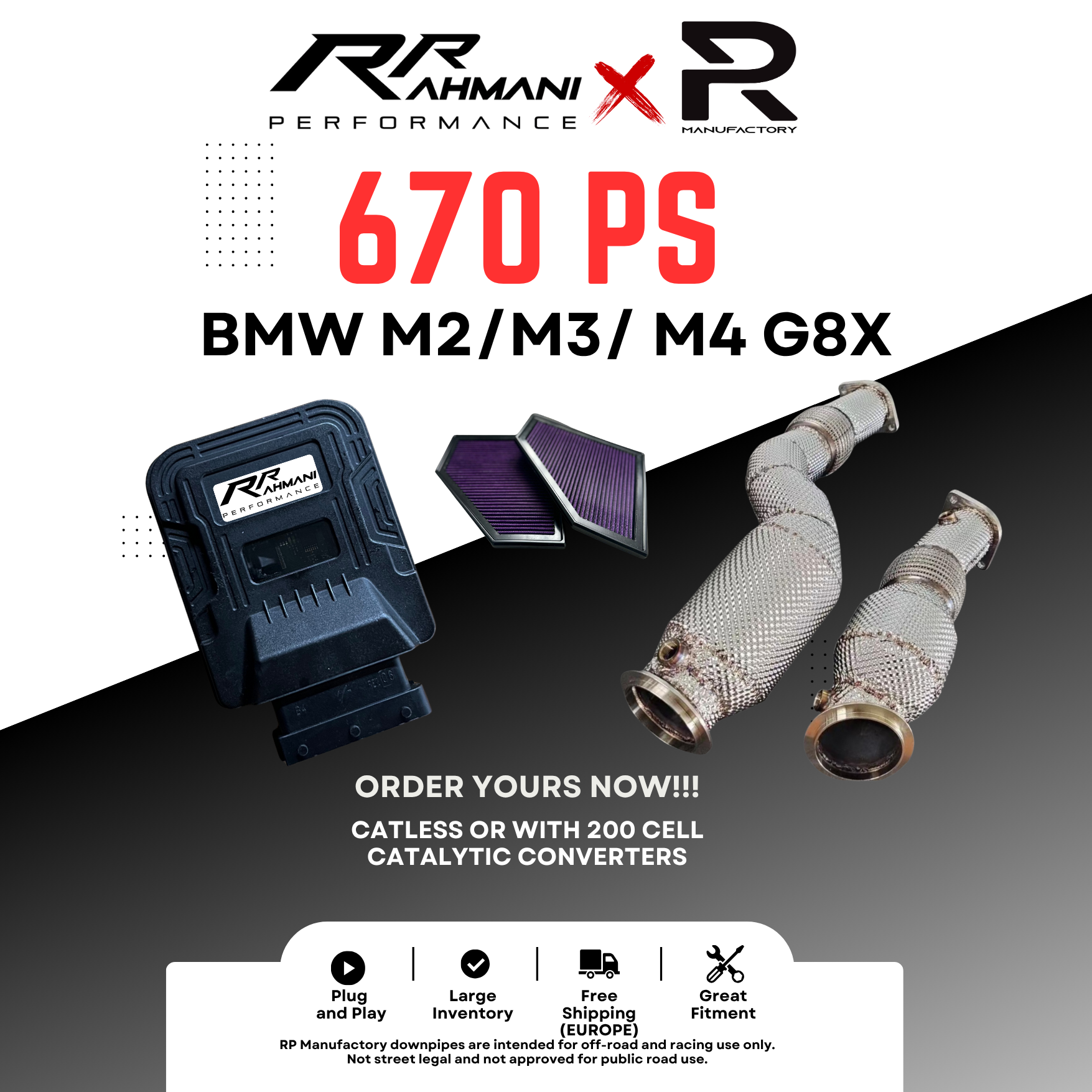 670 PS Performance-Kit BMW M2 G87 M3 G80 M4 G82 S58 Stage 2 | RP Manufactory