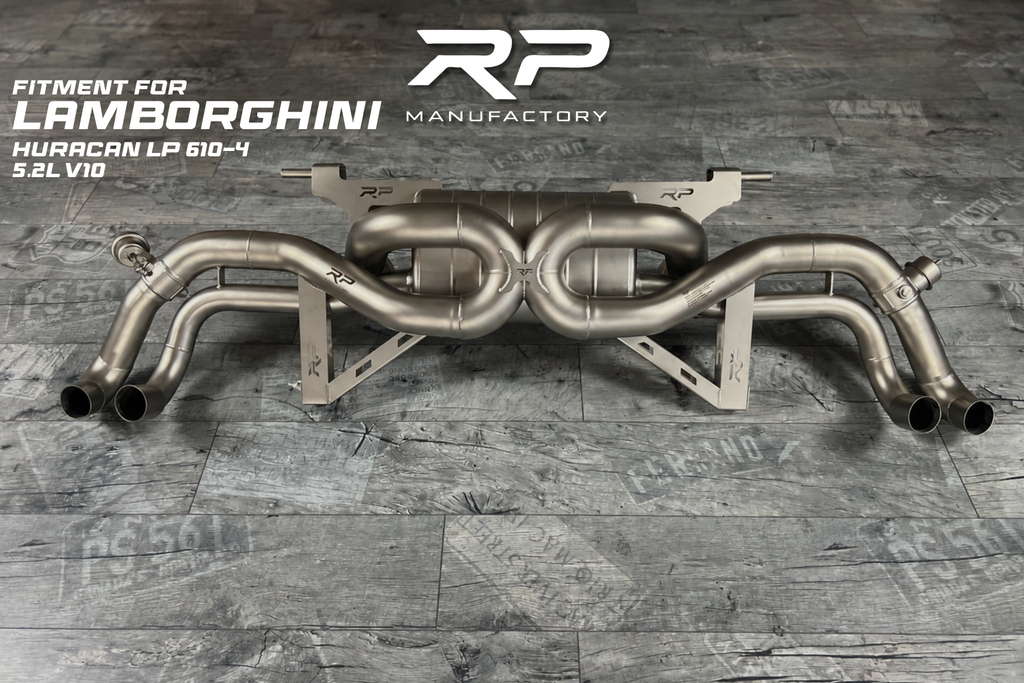 Lamborghini Huracán LP580-2 / LP610-4 5.2L V10 Klappenauspuffanlage X-Pipe RP