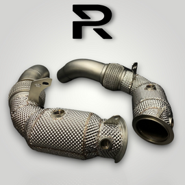 BMW M5 / M6 F01 F10 / F12 / F13 Downpipe 200 Zellen Kat RP