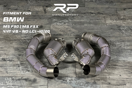 BMW F90 M5 F91 / F92 / F93 M8 Downpipe S63M -10/2020 Catless RP