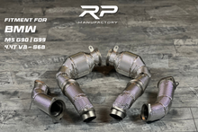 Laden Sie das Bild in den Galerie-Viewer, BMW M5 G90 M5 G99 Touring S68 Downpipe 2024- 200 Zellen Katalysator EUR 6