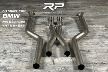 Laden Sie das Bild in den Galerie-Viewer, BMW M5 G90 G99 M5 (Touring) S68 Link Pipe Midpipe OPF Delete RP