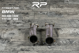 BMW M5 G90 G99 Touring S68 Downpipe 2024- Secondary Pipes Sekundär Katalysatoren