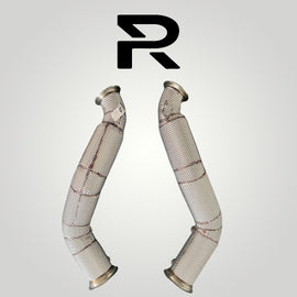McLaren GT 4.0T Downpipe Catless 200 Zellen Katalysator