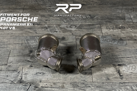 Porsche 971 Panamera Turbo / GTS 4.0T 200 Zellen Downpipe RP