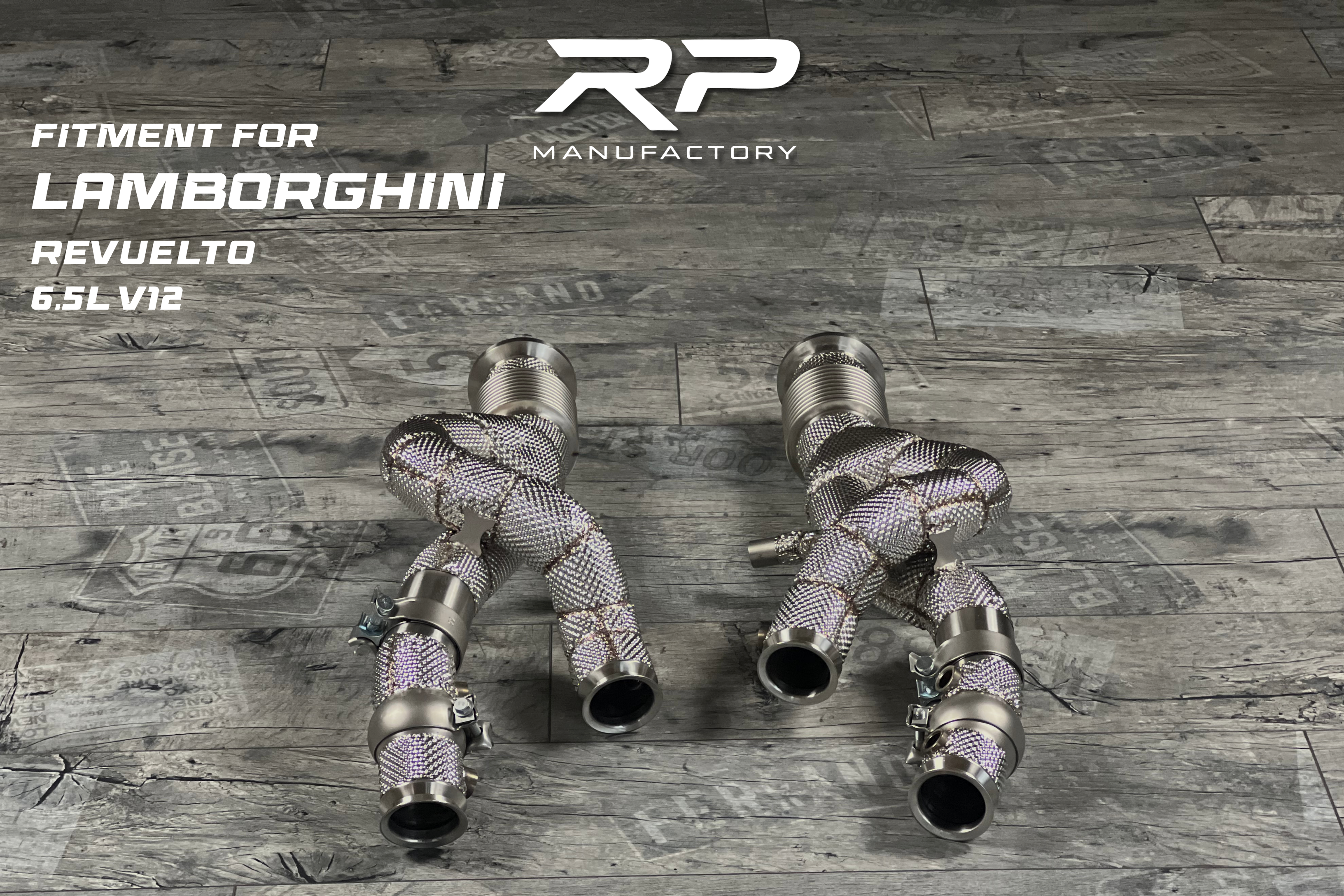 Lamborghini Revuelto 6.5L V12 PHEV Downpipe Catless | RP Manufactory