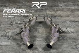 Ferrari SF90 Stradale / Spider / XX Downpipe RP 200 Zellen Katalysator