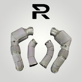 BMW  X5 / X6M F95 / F96 S68 Downpipe 2024- 200 Zellen Katalysator RP LCI