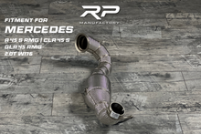Laden Sie das Bild in den Galerie-Viewer, Mercedes A45 AMG W176, CLA45 C117, GLA45 AMG X156 Downpipe Catless