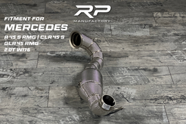 Mercedes A45 AMG W176, CLA45 C117, GLA45 AMG X156 Downpipe Catless