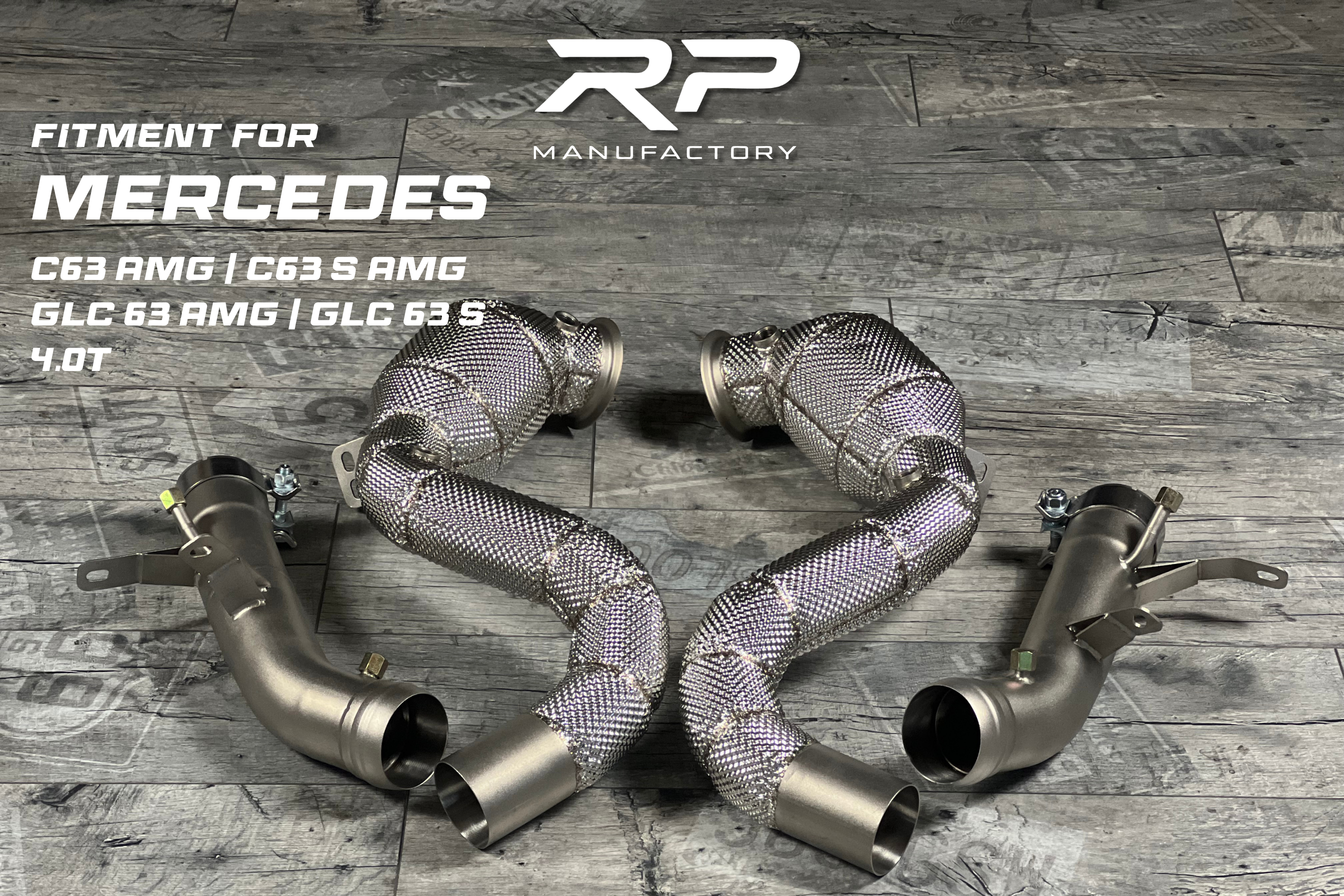 Mercedes GLC 63/ GLC 63S AMG Downpipe X253 200 Zellen Katalysator RP
