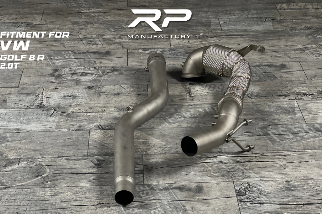 VW Golf 8 MK8 R Downpipe Catless RP