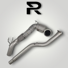 Laden Sie das Bild in den Galerie-Viewer, VW Golf 8 MK8 R Downpipe 200 Zellen Katalysator RP
