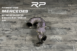 Mercedes GT53 GLE53 E53 CLS53  M256 3.0 AMG Downpipe 200 Zellen Katalysator RP