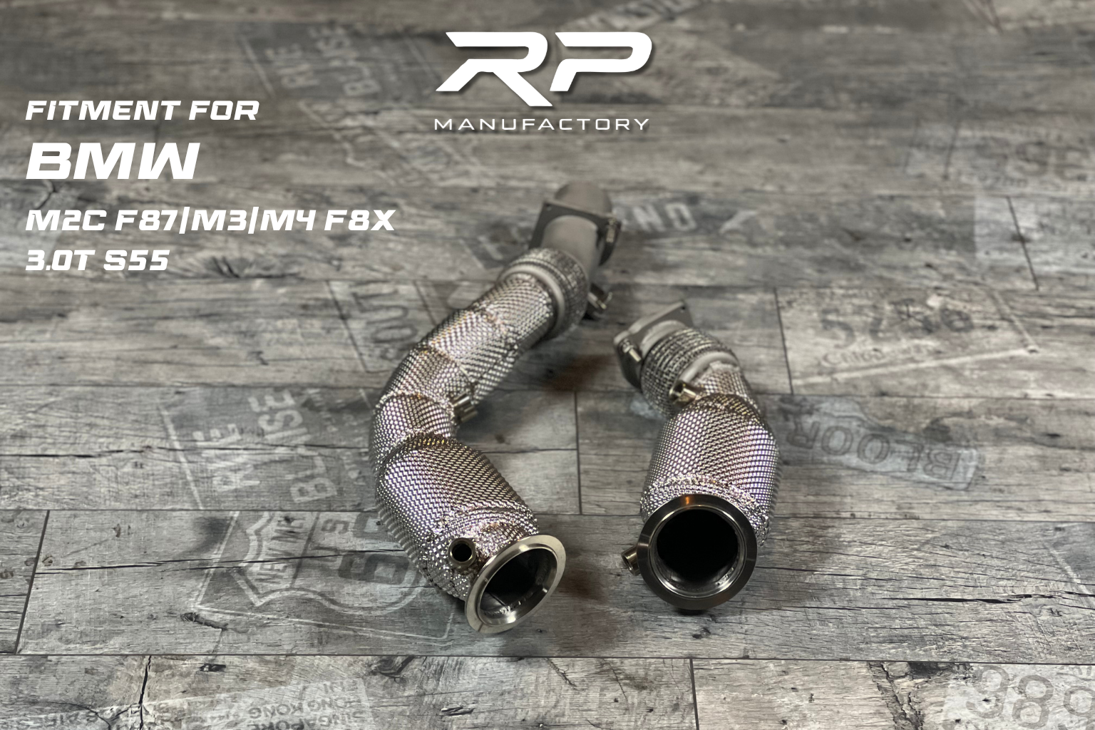 BMW M2C/ M3/M4 F80/ F82 S55 3.0T Downpipe Catless