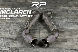 McLaren 650S 675 LT MP4-12C M838T V8 Downpipe 200 Zellen | RP Manufactory
