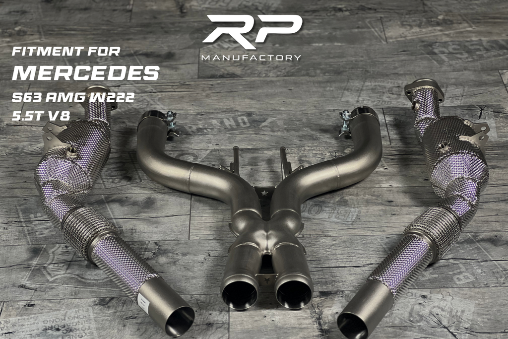 Mercedes Benz S63 AMG W222/C217 Downpipe Catless 5.5T RP