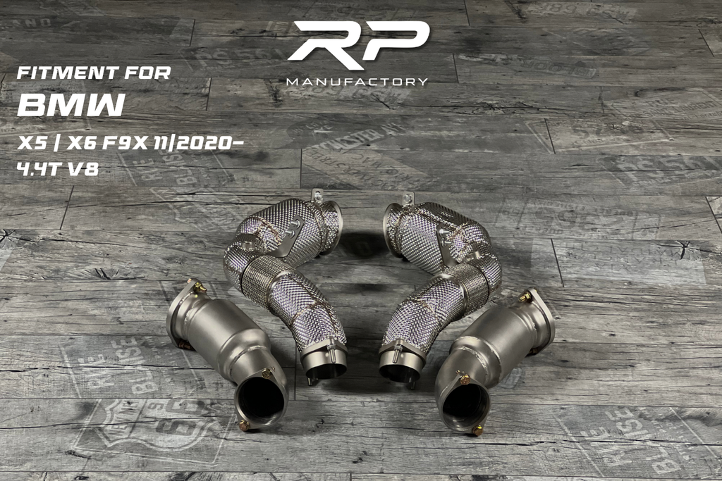 BMW  X5 / X6M F95 / F96 S63 Downpipe 11/2020- Catless RP