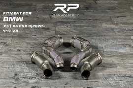 BMW  X5 / X6M F95 / F96 S63 Downpipe 11/2020- 200 Zellen Kat RP